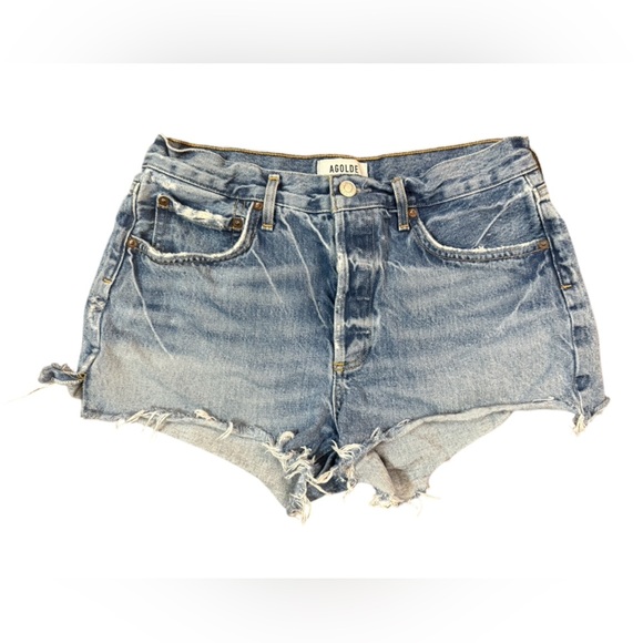 Agolde Parker Cut Off Shorts Size 28 - Picture 1 of 7